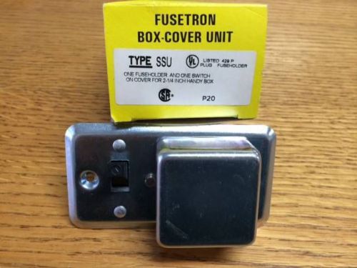 NEW Fusetron Box-Cover Unit SSU Switch Fuse Holder