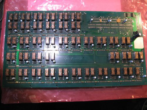Used PCB with 79 Relays and Driver Logic no. CUP-8635 For Parts Harvest