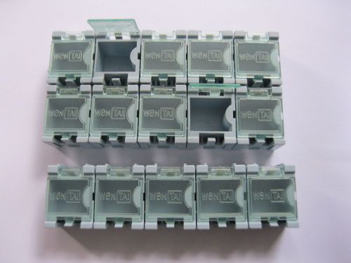 36 pcs Blue SMD Electronic Component Mini Storage Box
