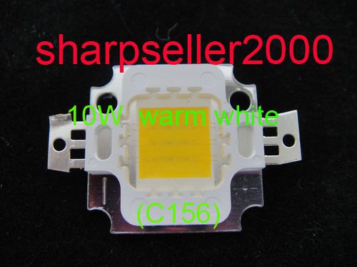 Lot5 10W LED Warm White High Power Bright 900LM LED Lamp SMD Bulb Chip 9v-12V DC