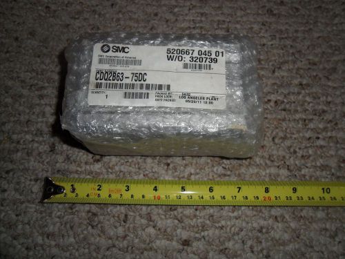 Smc cdq2b63-75dc compact cylinder new in pkg for sale