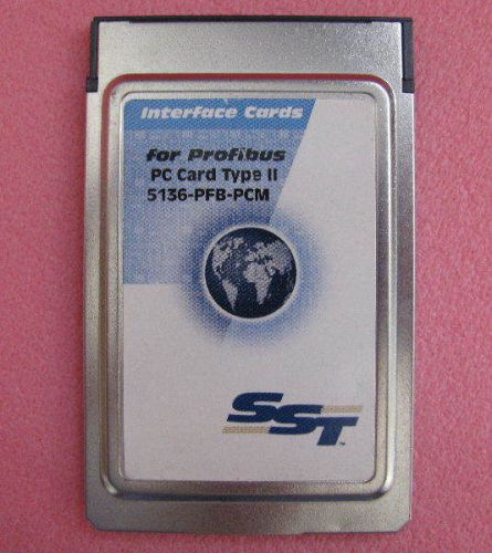 SST 5136-PFB-PCM FOR PROFIBUS, 16-BIT PC CARD TYPE II, NETWORK INTERFACE, 1 EA.