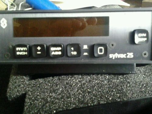 Fowler Sylvac 25 complete digital indicator unit with probe instructions case