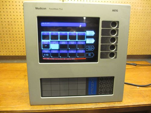 Modicon panelmate plus aeg pm+4000 mm-pmc2400c schneider automation tested! for sale