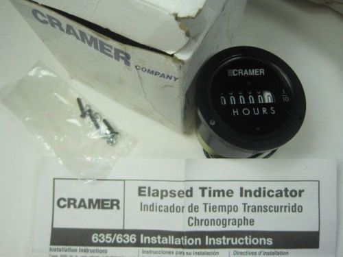 Cramer Company 635G-AA H&amp;T, Elapsed Time Indicator, 115/60 Bezel Round