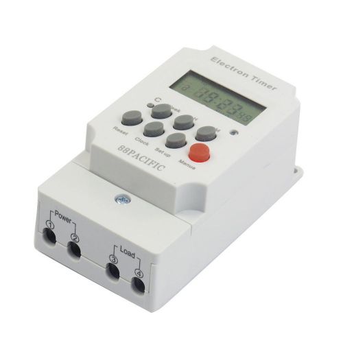 Ac 220v 25a programmable electronic timer switch for sale