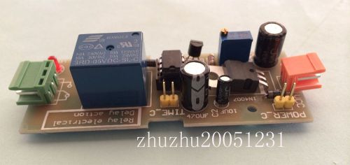 1pc  ne555 timer delay switch 1-300 second 5-12v dc input time over reset for sale