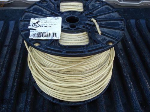 Near full  11 lbs. thhn/thwn  yellow 12 ga 12awg #12 wire solid gas/oil resist for sale