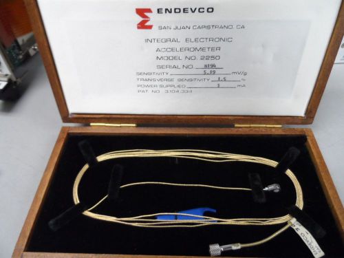 Endevco integral Electronic Accelerometer Model 2250