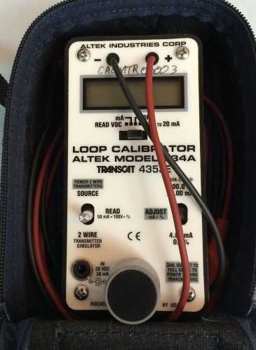 Transcat 4353e altek 334a loop calibrator for sale