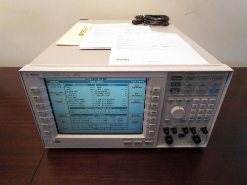 Agilent e5515c wireless communications test set w/ options 002, 003, e1991b for sale