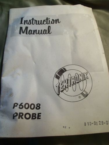 Tektronix P6008 Probe Manual
