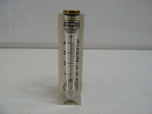 KING INSTRUMENT 0-4 SCFM-AIR-STP FLOW METER