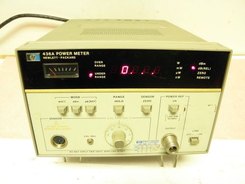 Hewlett Packard HP 436A Power Meter 100KHz - 50GHz Vintage Test Equipment