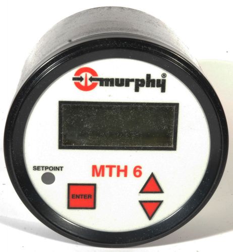New murphy mth6 digital tach hour meter p/n 20-70-0159 3 1/2 &#034; 89mm round new for sale