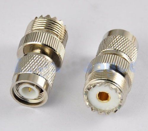NEW RF Coaxial coax Adapter connector TNC male to UHF PL259 SO239 female