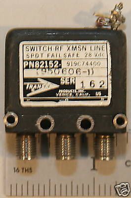 Transco 919C74400 SPDT Failsafe Switch SMA 28V DC-18GHz