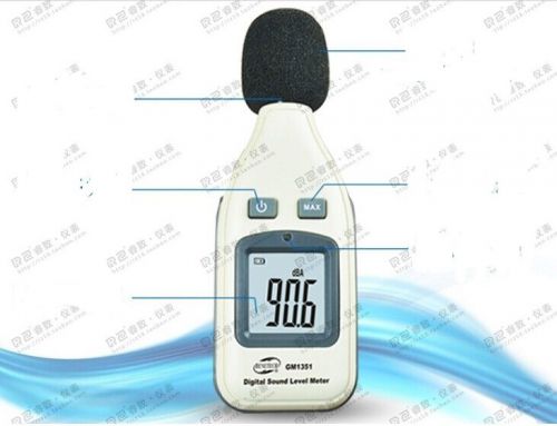 New gm1351 lcd digital sound level meter noise tester for sale