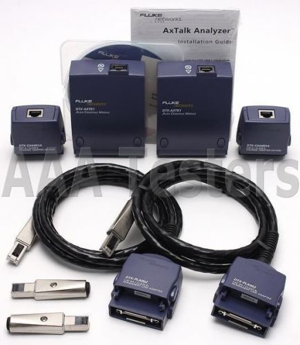 Fluke networks dtx-10gkit 10 gigabit axtalk kit for dtx-1800 dtx 10 gig 10g for sale