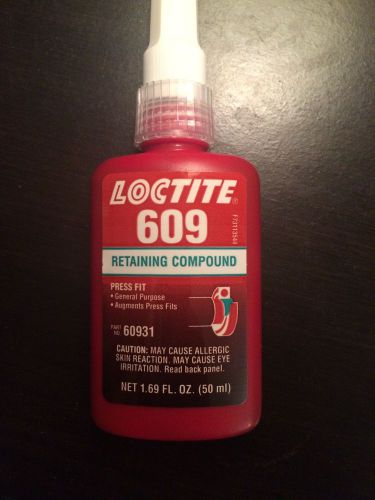 Loctite 50-ml Retaining Compound609 General Purpose. Sold as 1 Bottle
