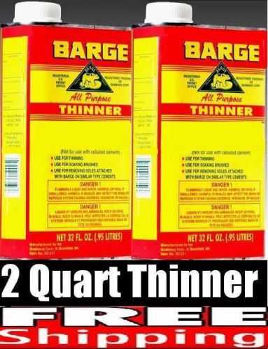 2 quart barge thinner cement all purpose glue adhesive leather shoe repair for sale