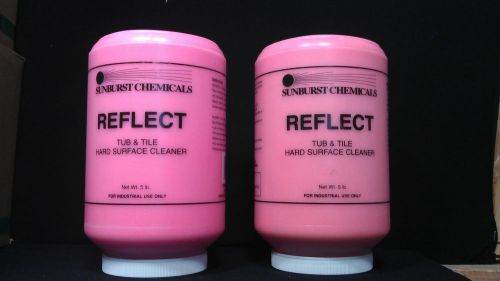 Sunburst chemicals tub &amp; tile hard surface cleaner reflect 2 5lb capsules for sale