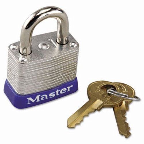 Master Lock No. 7 Laminated Steel Pin Tumbler Padlock, 6/Box (MLK7KD)