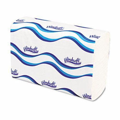 Windsoft Embossed White Multifold Hand Towel, 4,000 Towels (WIN105)