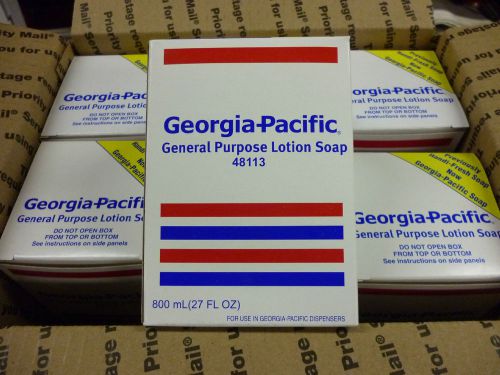 Georgia pacific general purpose lotion soap refills 48113 lot of 6 ! free ship ! for sale
