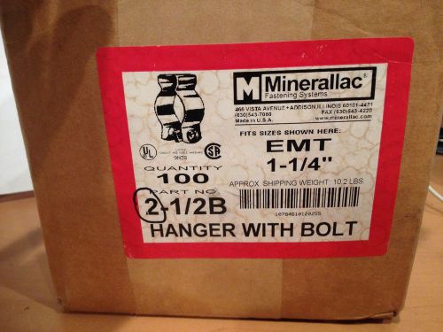 Minerallac 2 and 2 1/2 conduit fasteners