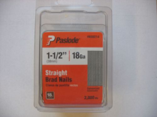 NEW Paslode 650214 1-1/2-Inch by 18 Gauge Galvanized Brad Nail (2 000 per Box)
