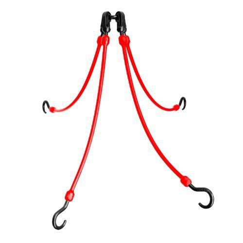 NEW The Perfect Bungee 4-Arm 18-Inch Flex Web  Red