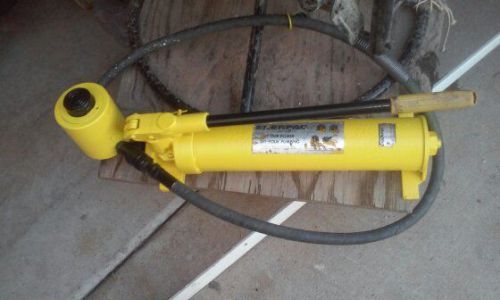 Enerpac hydraulic pump &amp; cylinder set for sale