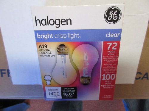 GE Halogen Bulb, BRIGHT CRISP LIGHT, 72 Watts - GEL78798