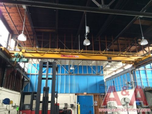 3 Ton Philadelphia Tramrail Bridge Crane and Hoist Approx 40&#039; span 23440