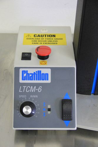Chatillon ltcm-6 tension / compression tester - motorized force measurement for sale