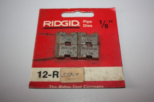37810 Ridgid 1/8&#034; pipe dies for type 12R threader