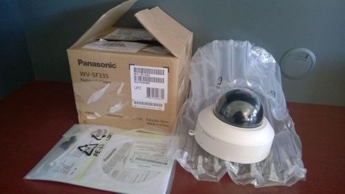 Panasonic wv-sf335 i-pro hd 1.3 megapixel day/night ip dome camera, wdr, poe for sale