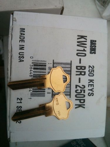 Basiks key blanks kw10 kwikset lot of 20 for sale
