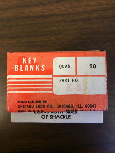 45 Chicago K-55 Key Blanks
