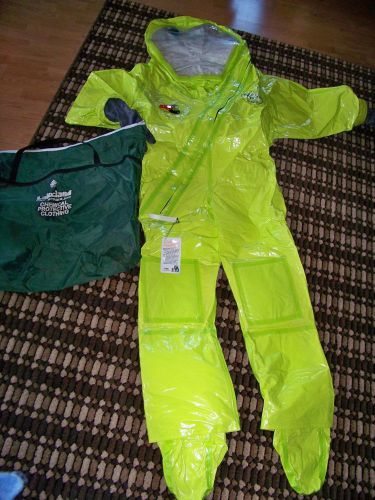 Lg - lakeland tychem encapsulated chemical/hazmat suit tk640 ebola vapor safe for sale