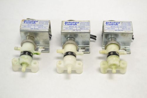 LOT 3 INDUSTRIAL CONTROLS ICD-EP24 6.5W AIR 50PSI 24V-DC SOLENOID COIL B250885