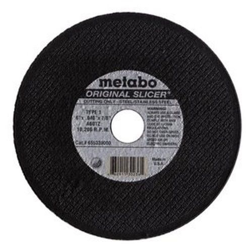 Metabo Slicer Cut Off Wheel 6&#034; X .040&#034; (Box of 50) A60TZ Type 1