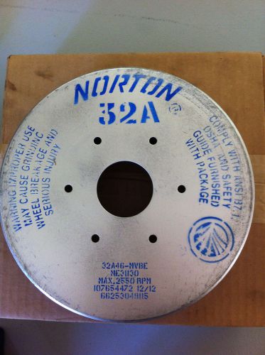 Norton 32A46-MVBE Grinding Wheel 66253049115 2550 RPM
