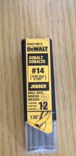 DEWALT #14 Wire Cobalt Jobber Length Drill Bit (8-Pack)