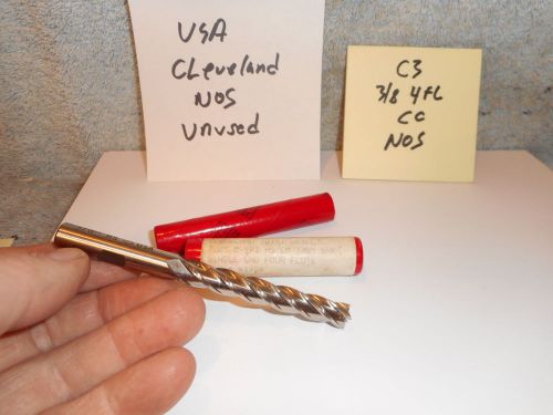 Machinists 12/25a buy now usa never used end mills  3/8 --see all !!! tons!~! for sale