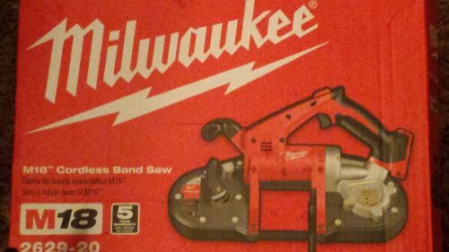 Milwaukee 2629-20 m18 cordless band saw for sale