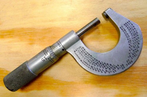 Starrett no. 230 0-1: outside micrometer machinist tools  *15 for sale
