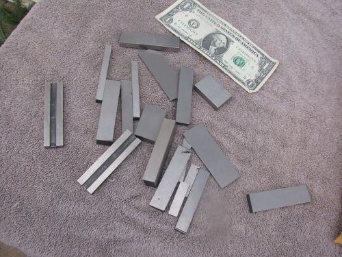 9 pair hardened steel parallels parallel   toolmaker tool tools