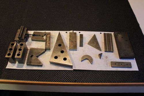 Misc. Lot of Machinist Toolmaker Blocks Parallel Work Holding angle block